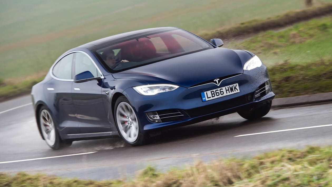 Tesla model s on sale p100d horsepower